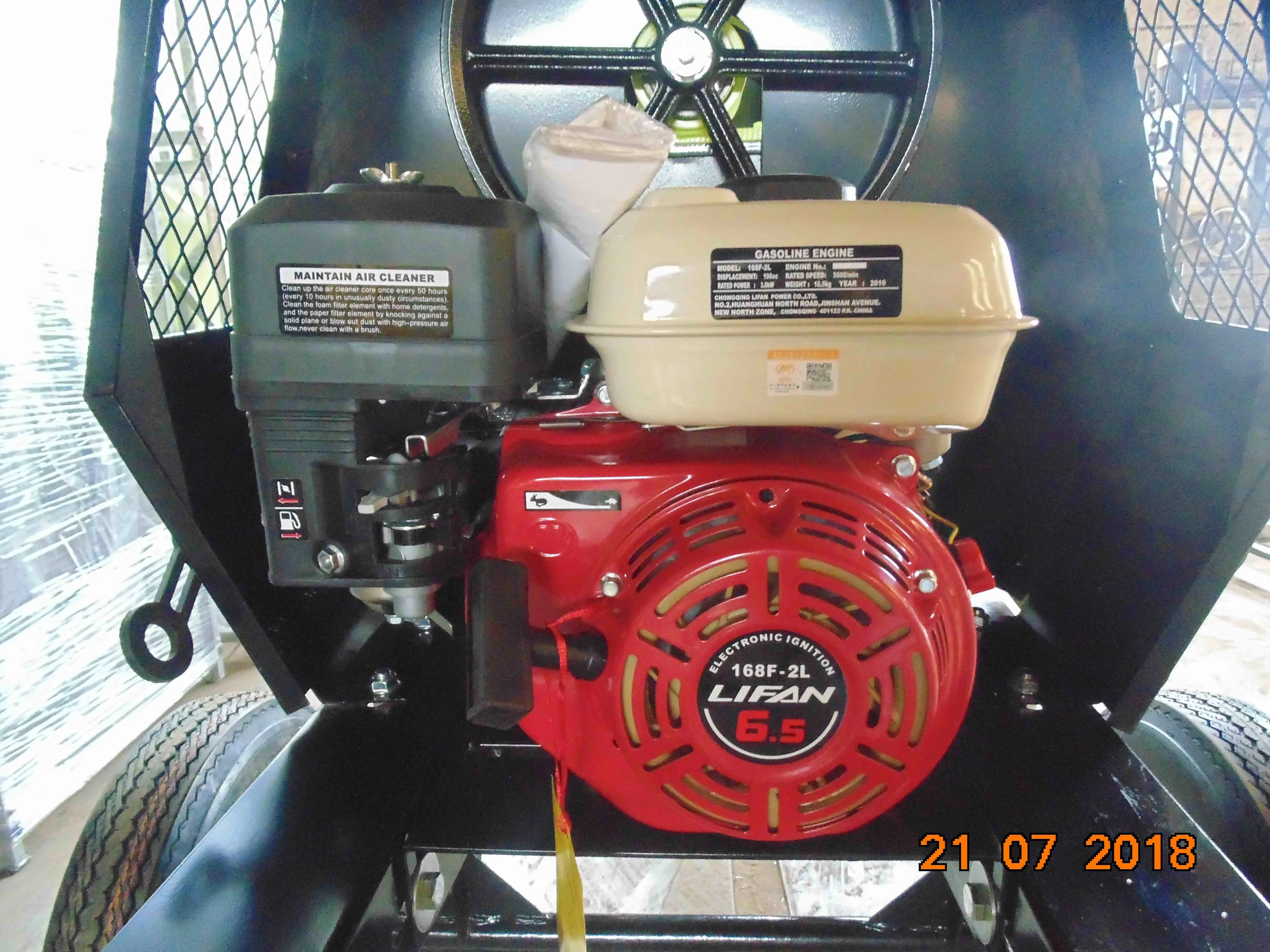 350L 6.5hp Petrol Mobile Concrete Mixer Cement Mixer Mixing Machine for Construction Use Heavy Duty