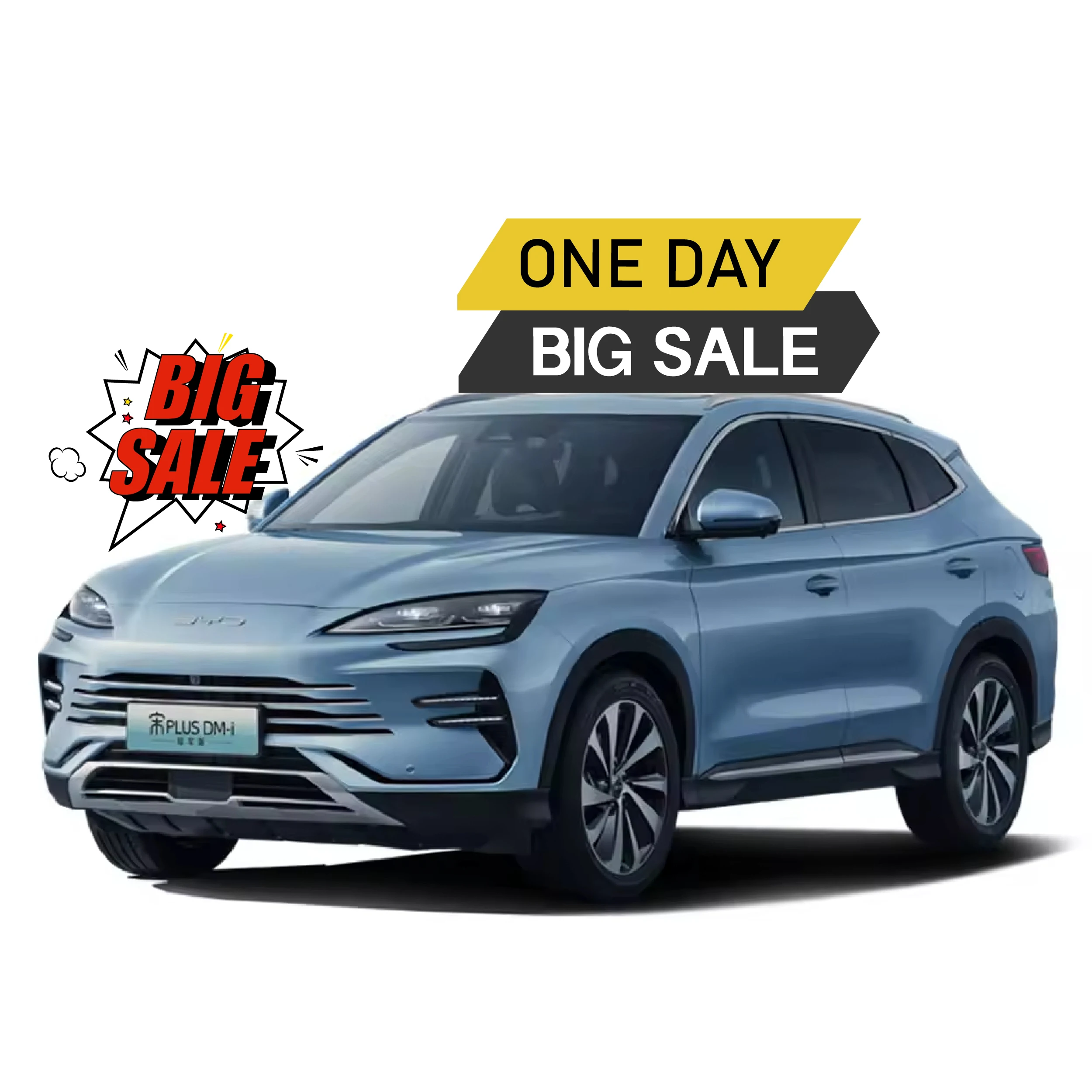 BYD Song Plus EV DM-I 605km 5 Seater Hybrid Electric Flagship Champion Edition 2025 SUV Luxury Comfort High New Energy Vehicle