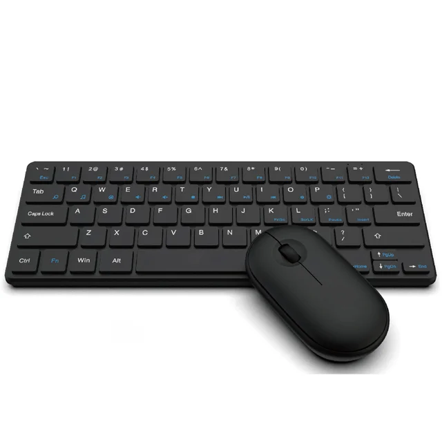 SATE AK-73G PLUS black Top Sellers 2.4Ghz USB Mini Slim Ultra Thin Wireless Keyboard and Mouse Combo Sets for Computer Laptop