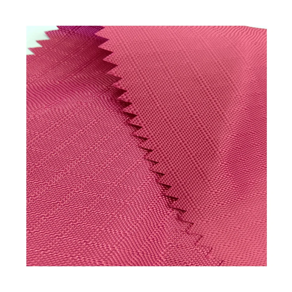 Wholesale Factory Waterproof DWR 200D 100% Polyester double line ripstop Oxford Fabric With Coating For Backpack Luggage