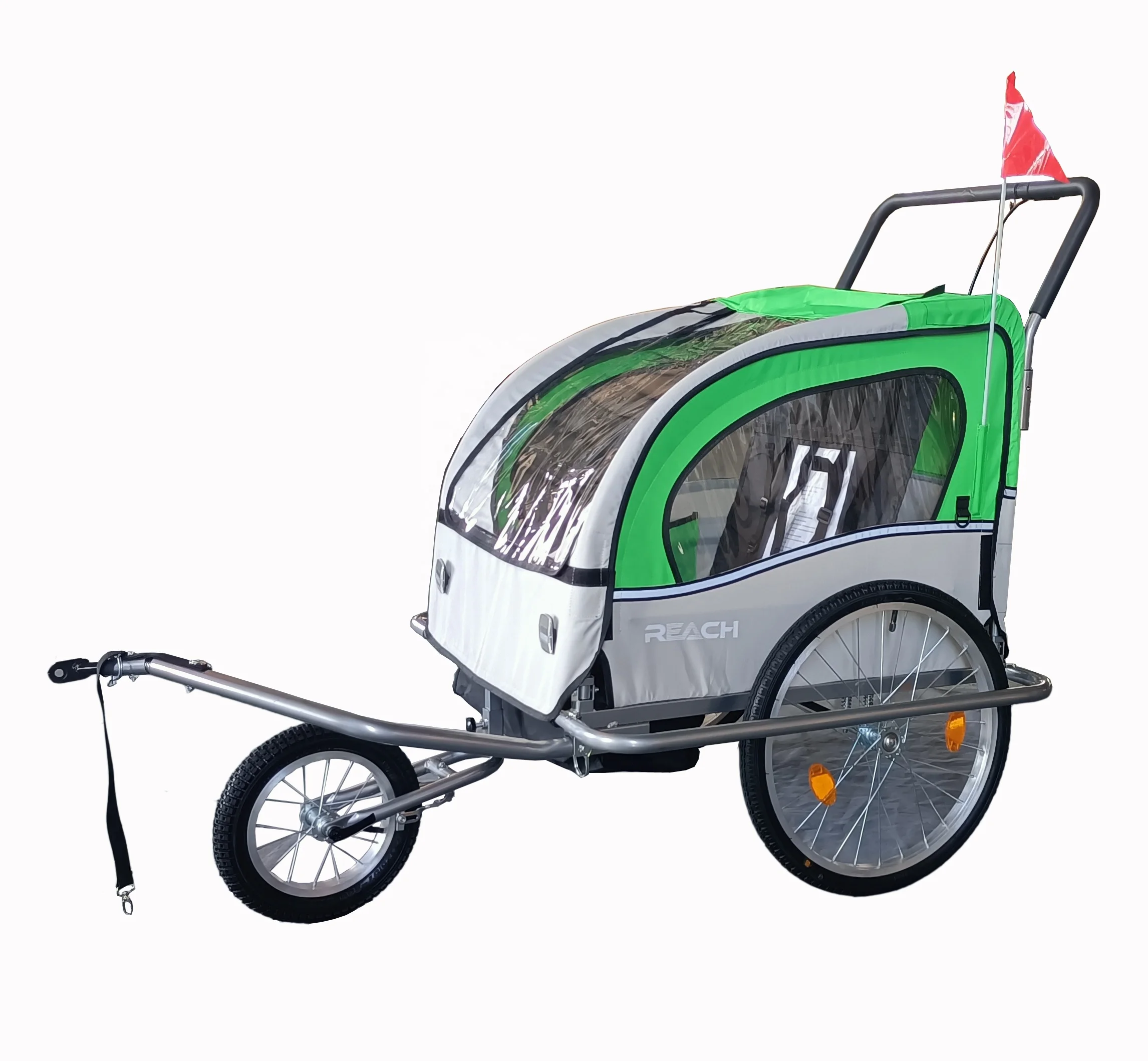 Pet and cargo hauling bike trailer stroller jogger carrier