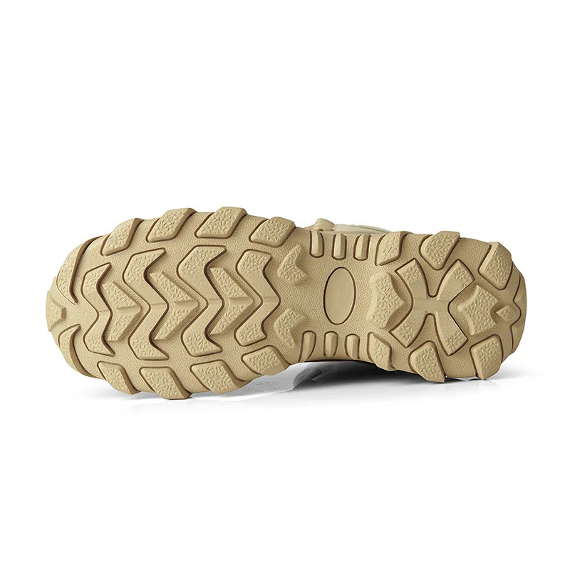 China Wholesale ODM Chile High-ankle Waterproof Wear Resistant Cross-border Sand Tactical Boots with Side Zipper