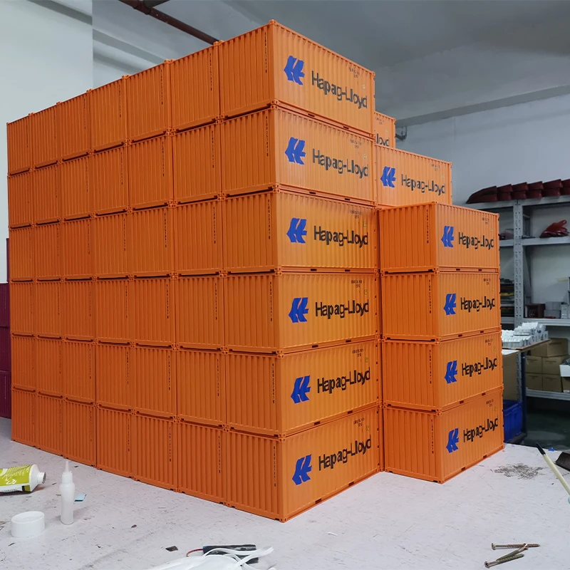 O.A.S Container Model Factory Customized Scale1:20 Plastic Crafts Shipping Boxes     RICHTER Container Model