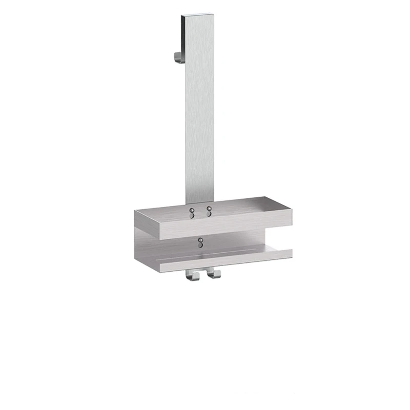 High quality shower shelf Over The Door bathroom 304 stainless steel shower caddy Bath Organizer Storage