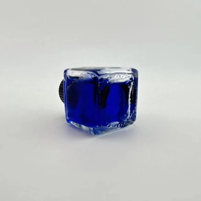 Shanghai Wholesales bottles ink 15 ml Square shape ink glass bottle with phenolic screw Lid