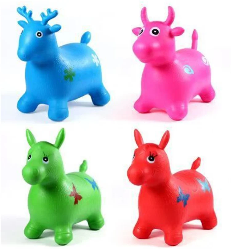 Китай, ПВХ надувная игрушка, тренировочные игрушки для детей, разные цвета, прыгающие животные, высокое качество, настройка