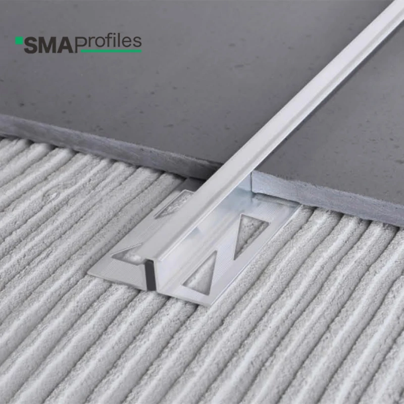 SMAProfiles wholesale Aluminum profile ceramic tile PVC rubber movement control joint