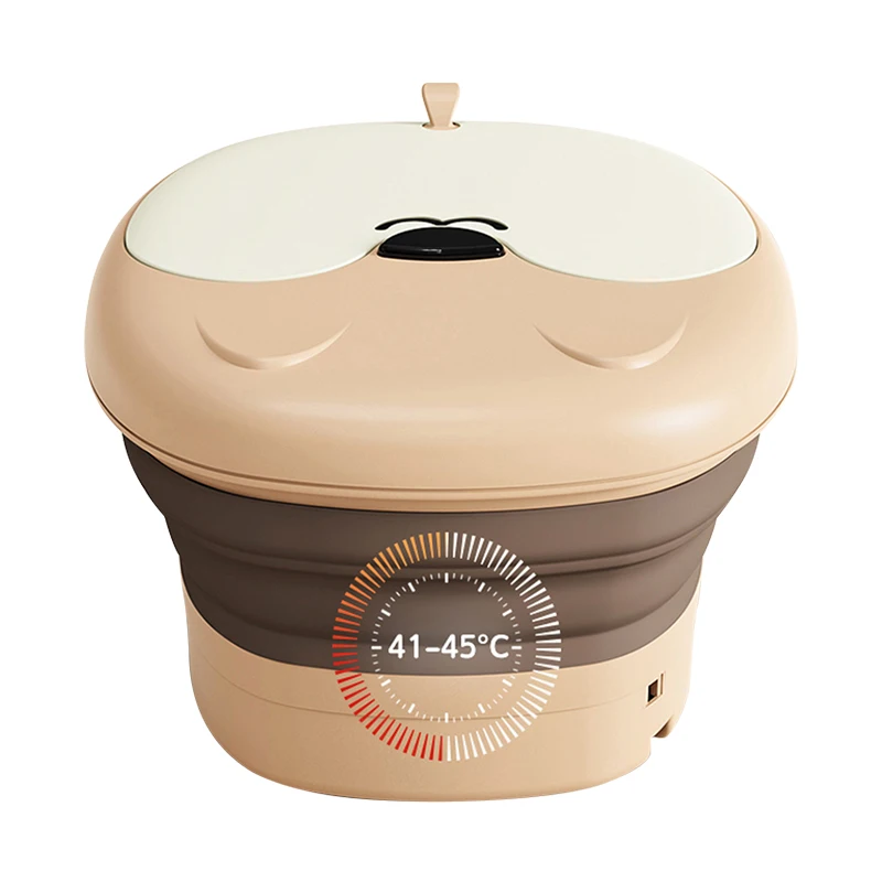 foot spa massager automatic bath massage bucket Foldable Plastic Basin foot bath bucket