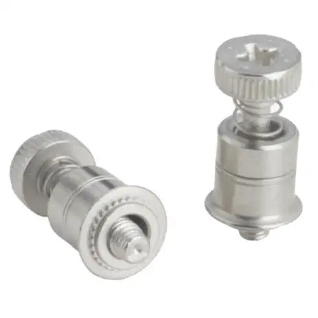 Captive Flat Cam Lock Removable Panel Stainless Steel Fast M2.5 M3 M3.5 M4 M5 M6 Tapple Knurling Fastener Spring Loaded Screw