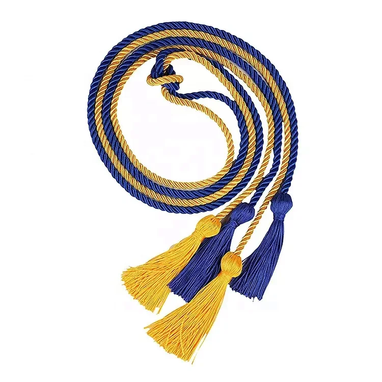 2023 Factory Price Good Design Beautiful Polyester 67inch Polyester Honor Graduation Cord