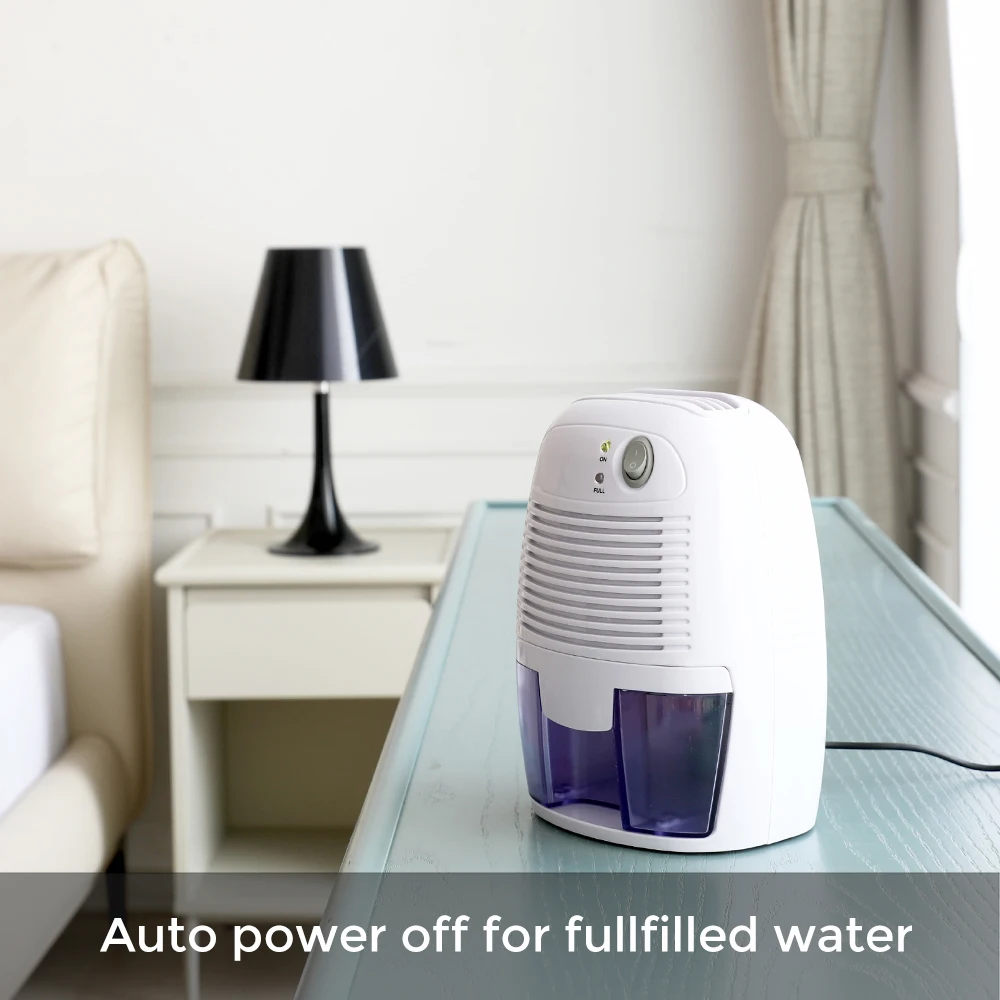 0.5 Liters translucent water tank Thermoelectric peltier ETD250 Portable dehumidifier