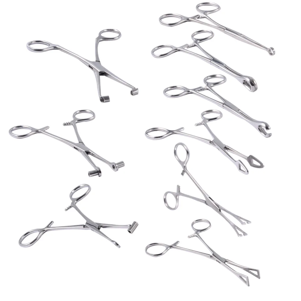 Surgical Steel Opening Closing Needle Ball Clamp Plier Different Open shape Tweezers Piercing Professional Puncture Tool