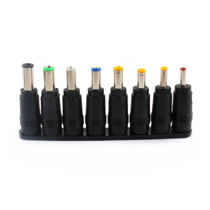 
8Pcs AC DC 5.5X 2.1 MM Female Jack Plug Adapter Connectors TO 6.3 6.0 5.5 4.8 4.0 3.5mm 2.5 2.1 1.7 1.35mm Male Power Adaptor 