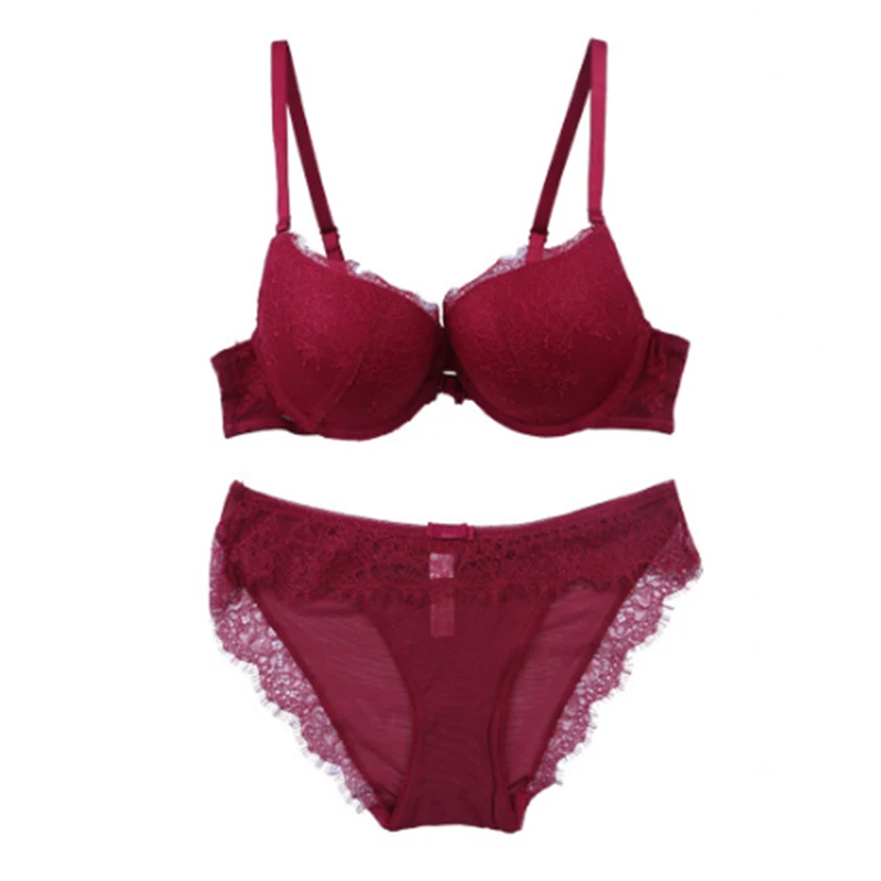 
New Design Fashion Lace Underwear Floral Bra Set Woman Sexy Bra Lingerie 
