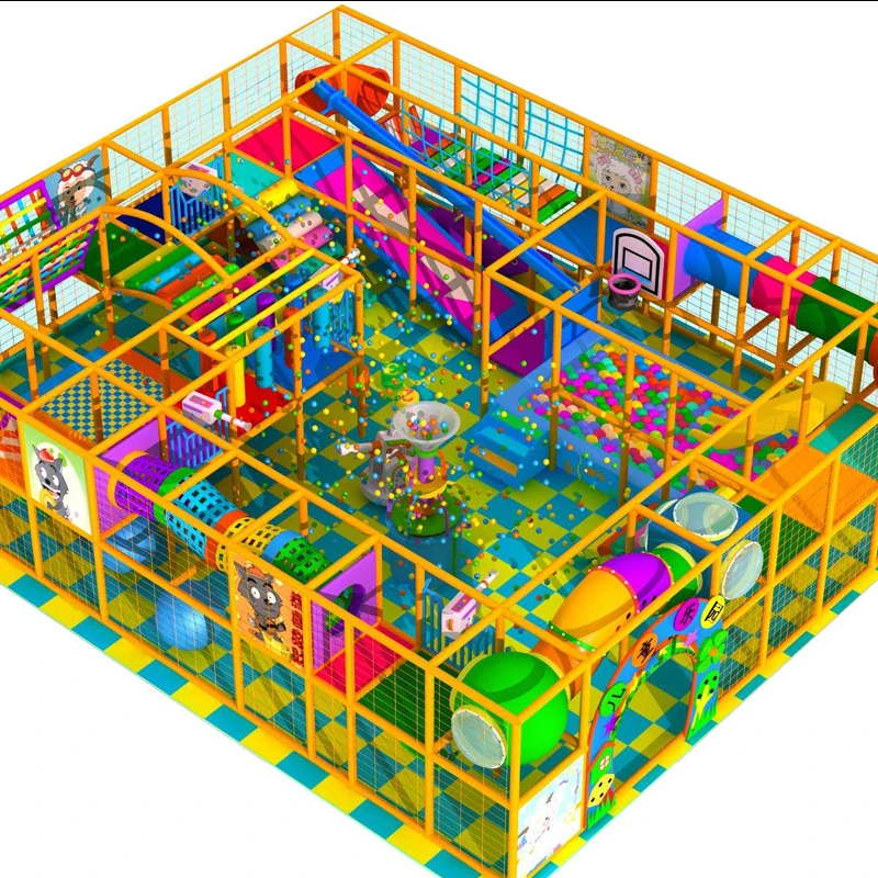 Indoor Playground Set for Kids Soft Home Gym Jungle Climber Monkey Bars Swedish Wall Ladder Swing Rope Climbing Gymnastics Net