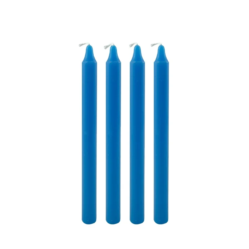 UK Taper colorful Candles 8 inch 7-8 hrs Burning Smokeless and Unscented color candles to Germany