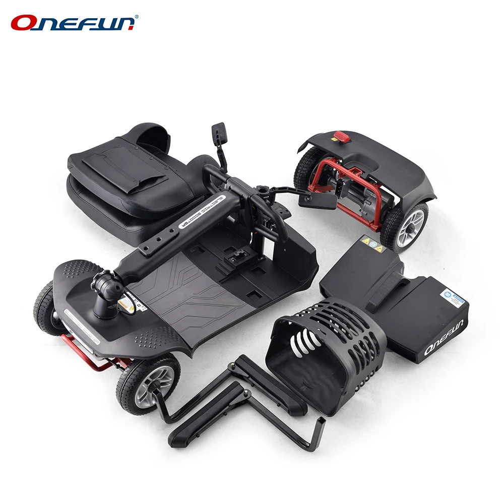 
small 24V 300W long battery life electric scooter 4 wheel mobility scooter adult electric scooter 4 wheel 