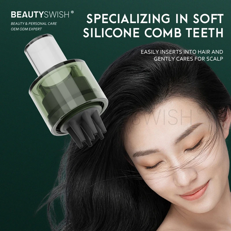 2024 Silicone Scalp Applicator Comb for Medicated Scalp Head Liquid Guide Comb Scalp Massager