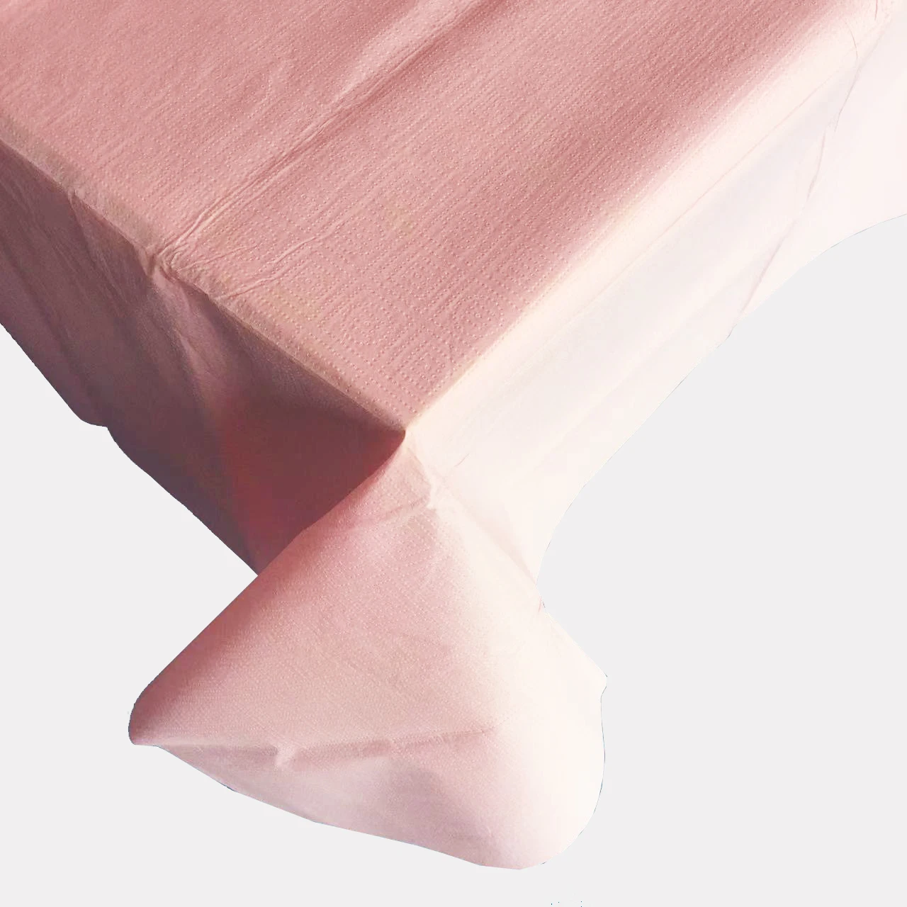 Paper Table Cloth Supplier tissue paper Materials pink Disposable Table Cover Customizable Size