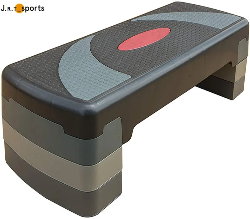 Aerobic Step ABS Steppers Board  Bench 2 Level Height Adjustable Training Step Fitness Stepper for Home Gym Workout Routines