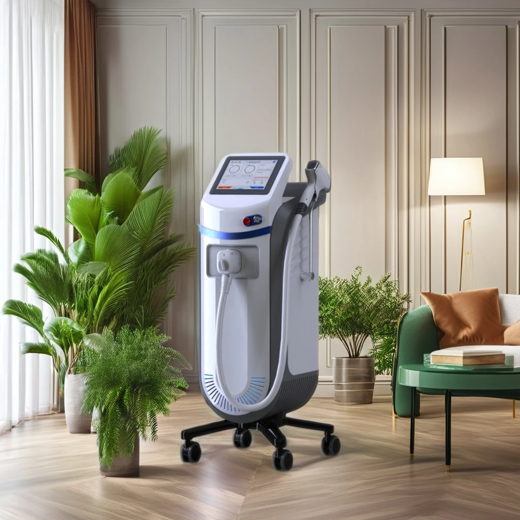 Ultimate три волны 755nm 810nm 1064nm Удаления Волос Depilacion 808 Диодная лазерная машина для удаления волос