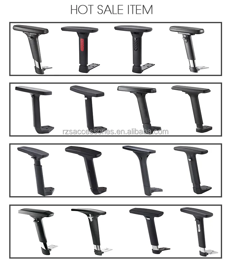Molded form PU pad armrest furniture chair components