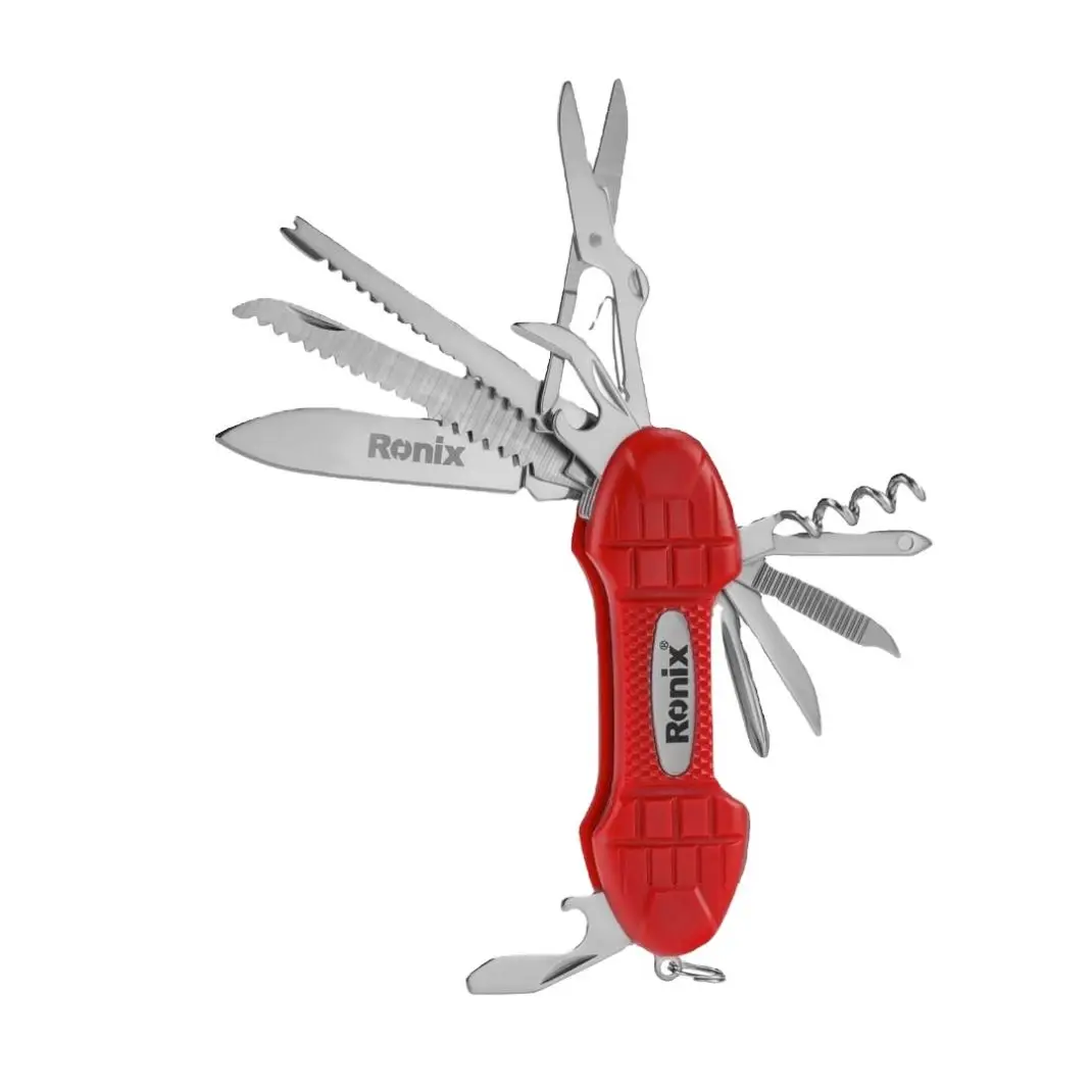 Rh-1192 Многофункциональный гаечный ключ Ronix из нержавеющей стали Отвертка Нож открывалка нож