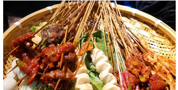 Outdoor Barbecue Accessories Natural Bamboo Skewers Wooden Sticks