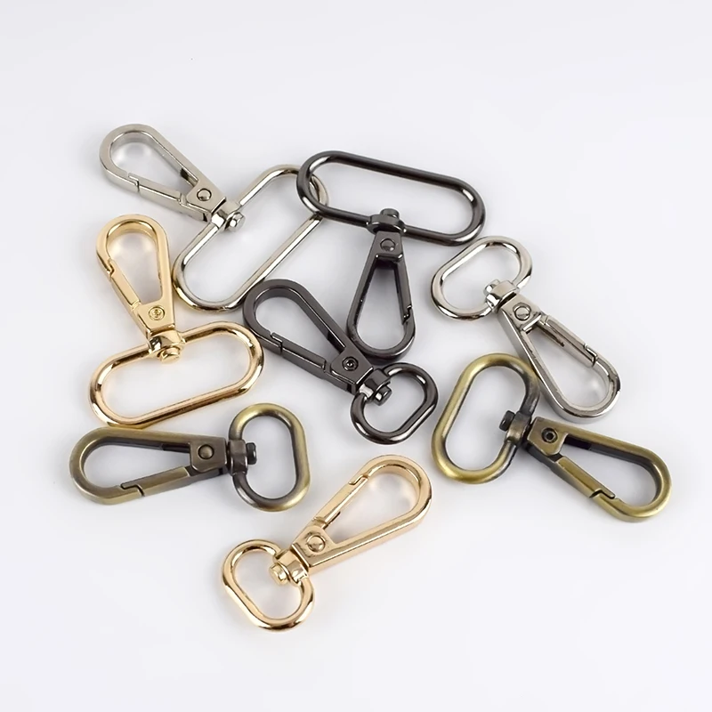 Deepeel F4-1 16/20/25/32/38/50mm Dog Collar Rotating Clasp Bag Hardware Accessories Keychain Snap Buckles Swivel hook Hook