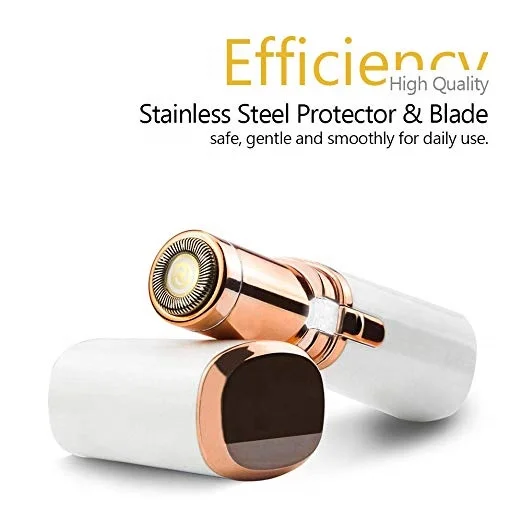 Painless Battery Mini Epilator Electric Depiladora Women Lady Portable Hair Removal