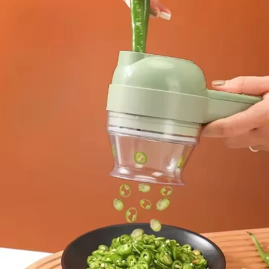 Multifunctional Electric Vegetable Cutter Kitchen Cooking Machine for Onion Garlic Slices Fruit & Vegetable Tools