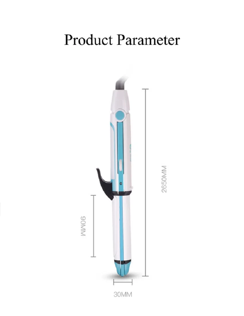 New 3 in 1 Hair Straightener And Curling Iron Heating Ceramic Curling Iron + Hair Straightener Flat Iron+Corn Plate Hair Curler