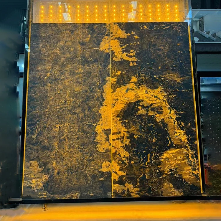 China High Quality Luxury Stone Slab Autumn White Tile Polished Natural Ultra Thin  Stone Marble Slab Stone For Bathroom Wall