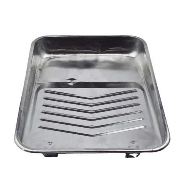 BIYU Paint Roller Metal Tray  Antique Metal Trays Manufacturer