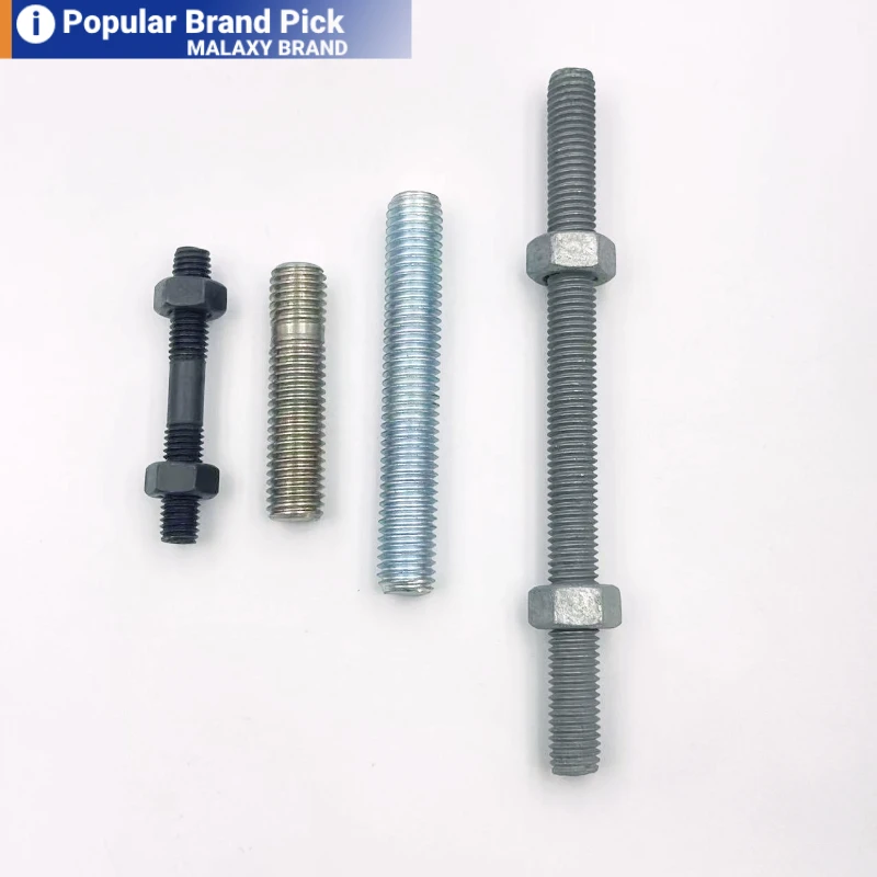 MALAXY Direct Factory Chinese Manufacturer ASME Grade 3.6 Hot DIP Galvanized Carbon Steel Stud Bolt