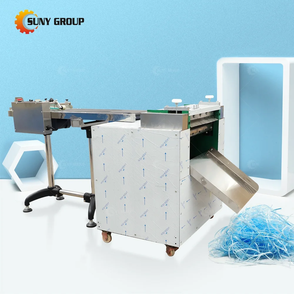 Handmade Soap Wedding Candy Box Perfume Gift Box Filled Raffia Paper Shredder Crinkle Shredded Cut Paper Machine