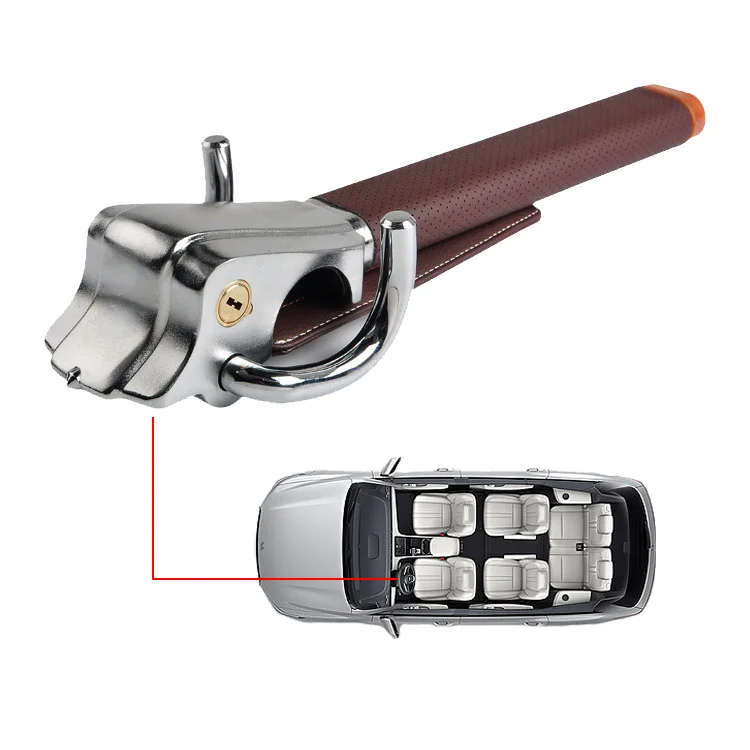 Xiangta Universal Adjustable T Shape Promotion Car Vehicle Security Steering Wheel Lock for Car