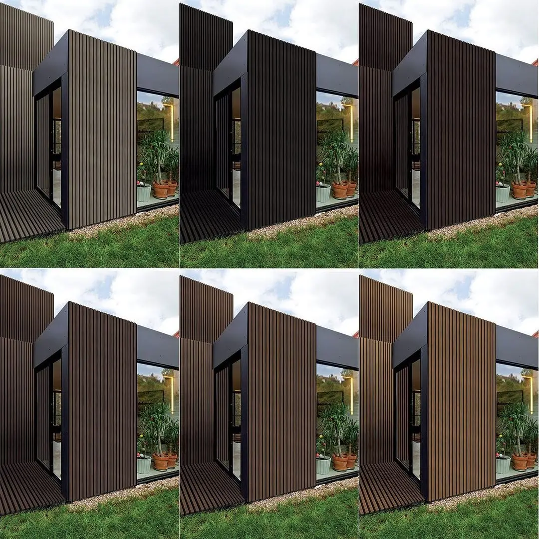 2023 new color plastic waterproof composite wood exterior wpc wall cladding panel