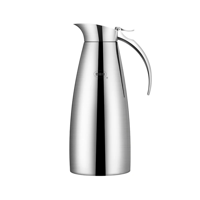 Family Using Thermal Insulated Stainless Steel Vacuum Coffee Carafe