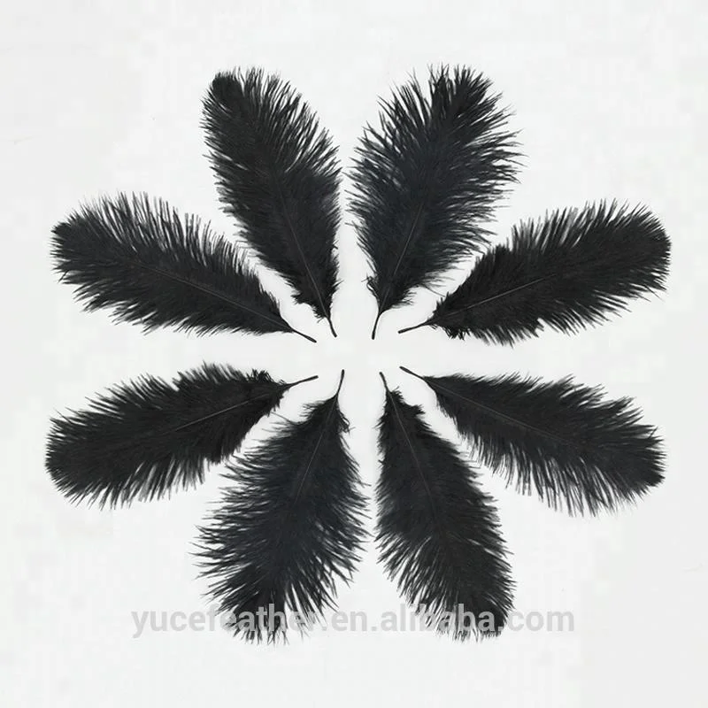 Factory wholesale cheap price Natural ostrich feather for wedding Centerpieces decoration and DIY or Arts 10-12Inch(25-30 cm)