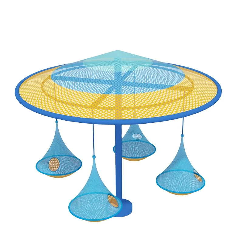 2021 new hanging chair swing children rope net amusement equipment