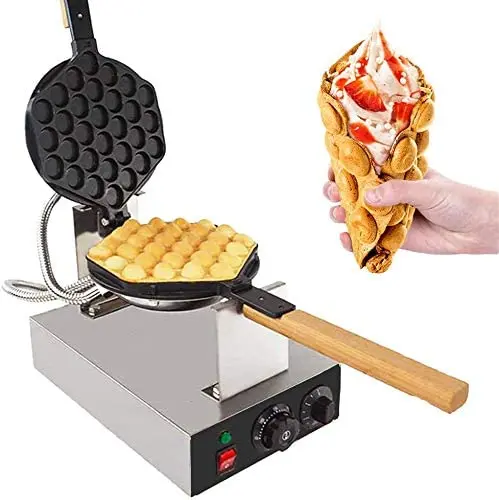 Egg puff maker Hongkong eggettes machine non-stick belgian bubble machine egg waffle maker snack machine