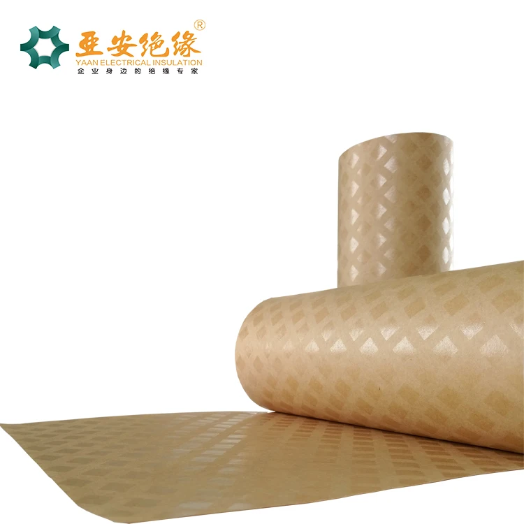 Oil transformer use chinese manufacturer epoxy coated electrical insulation material diamond dotted paper insulation paper DDP