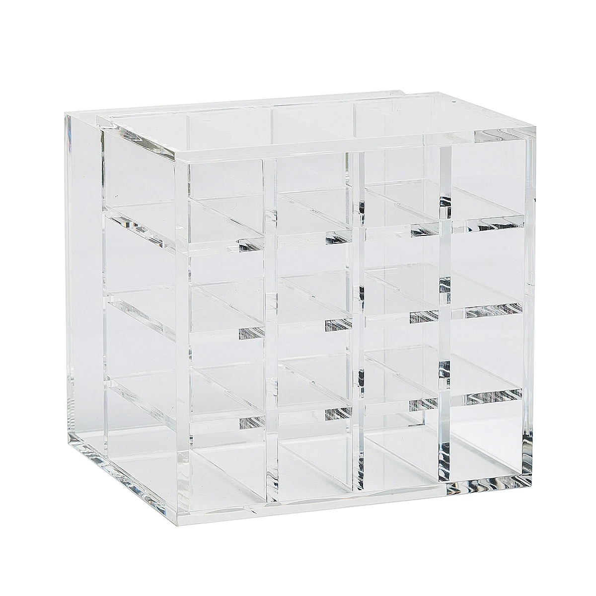Wholesale large cheap clear acrylic makeup organizer with drawers
