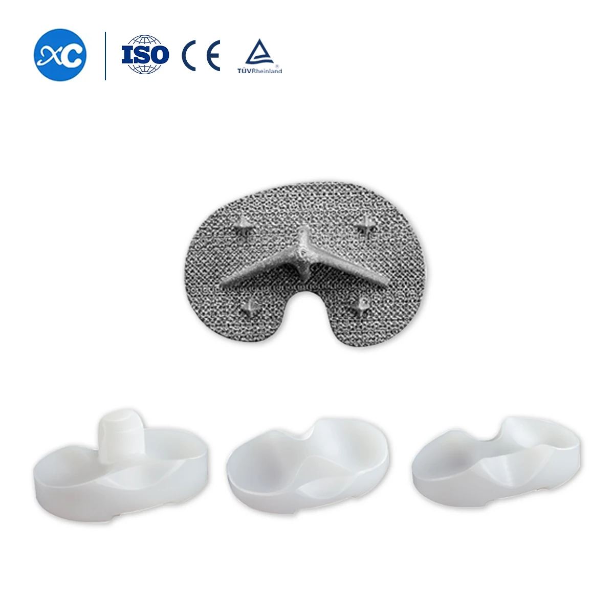 TKA/TKR Orthopedic Implants Multi-Size Customization The First Time Artificial Titanium Knee Replacement For Knee Joint