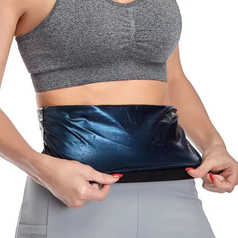ion coating Sauna Sweat Girdle Slimming Belly Reducing Shaper Tummy Workout Waist Trainer Body Shaper Belt
