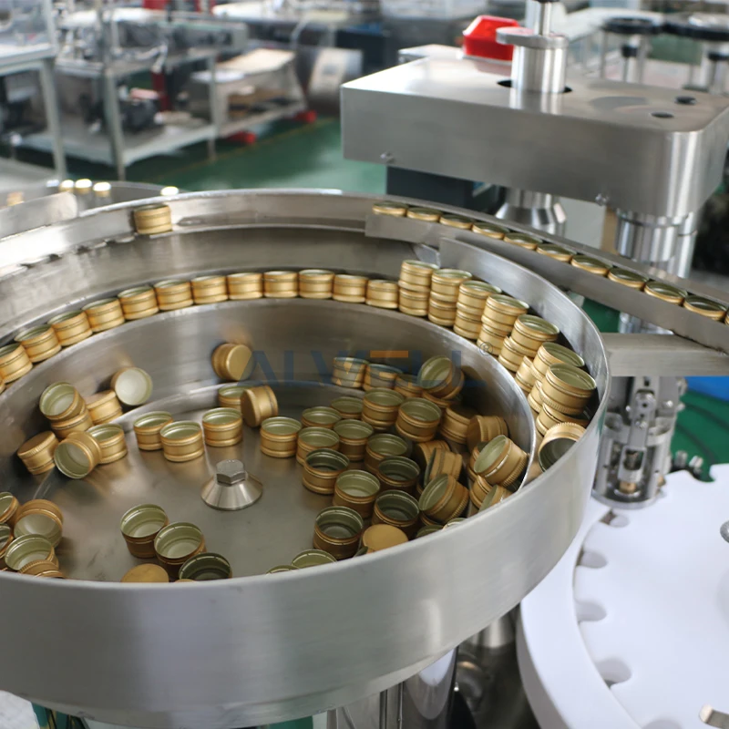 ALWELL 6 Heads Automatic Conveyor For Perfume Oral Liquid Essential Oil Solvent Glass Vial Small Bottle Filling Machines Conveyo