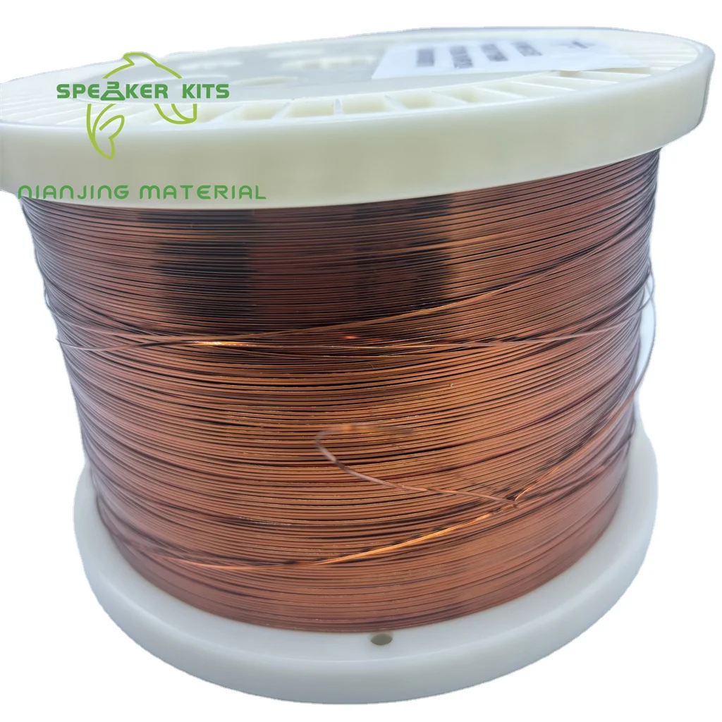 Высокотемпературный медный алюминиевый плоский провод чистый для намотки звуковой катушки аксессуары динамиков