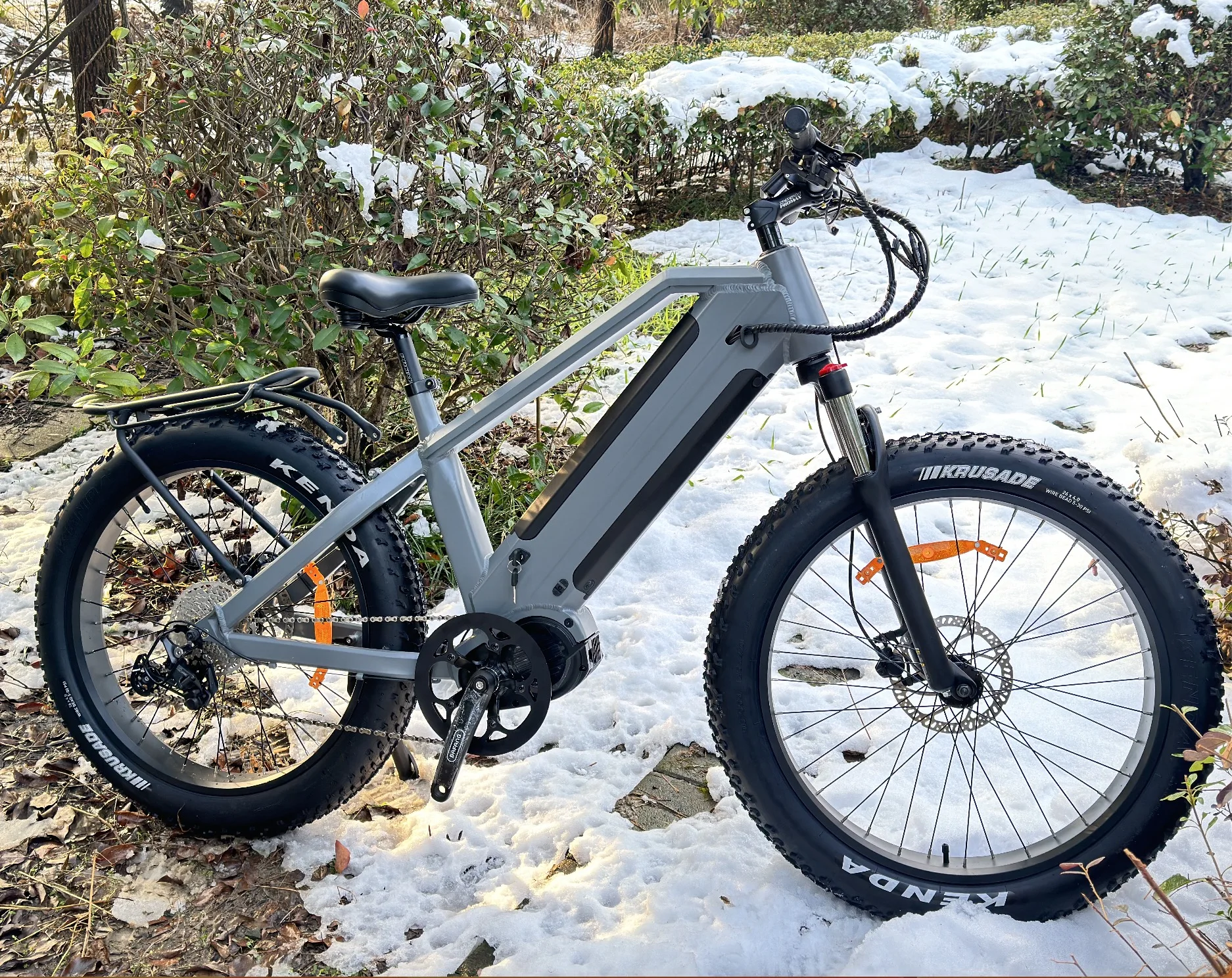 Bafang M630 Mid Drive e bike M630 Ebike 52v 30Ah 1500w Electric Mountain Bike 26 Inch Fat Tire Ebike with Bafang Inner 5 Speeds