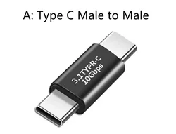 10 Gbps USB 3.1 Type C Male to Male Female to Female  Converter  Data  OTG Adapter Converter